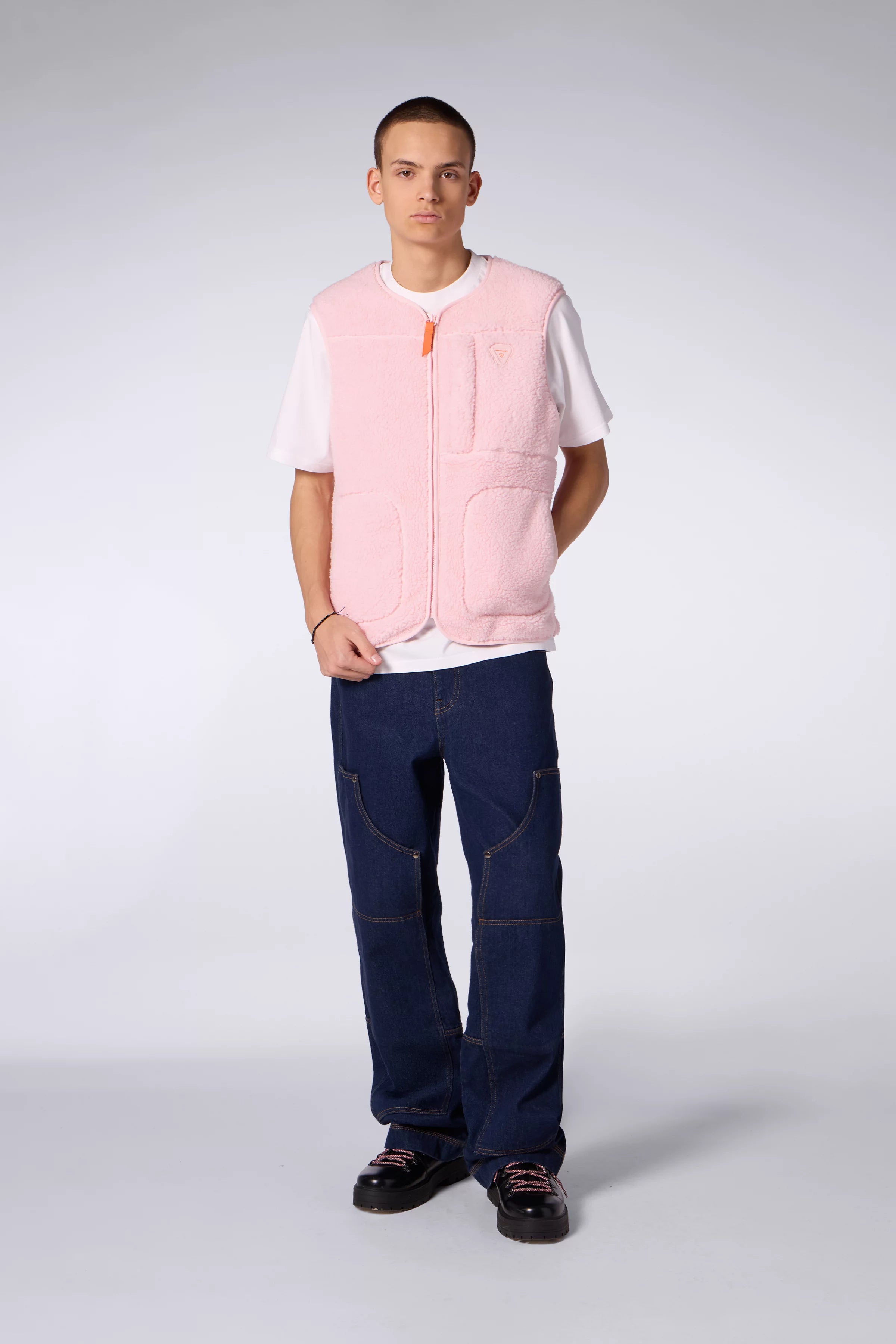 Veste Sans Manches Sherpa Tengo Mixte Blush