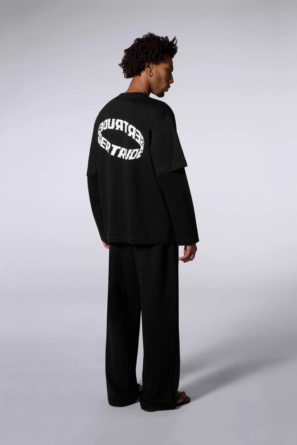 T-shirt Mixte Double Épaisseur Malo Sphere Black