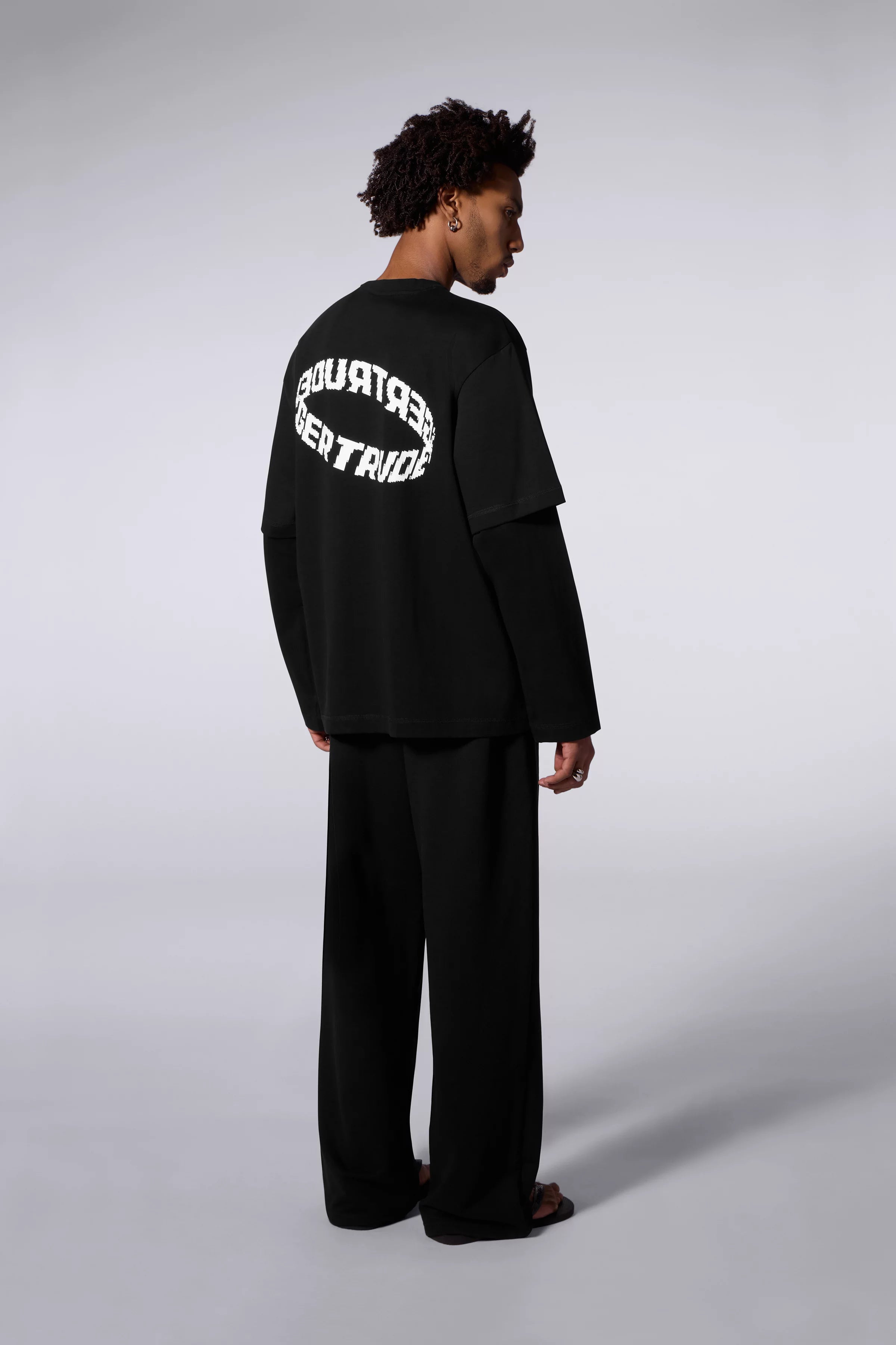 T-shirt Mixte Double Épaisseur Malo Sphere Black
