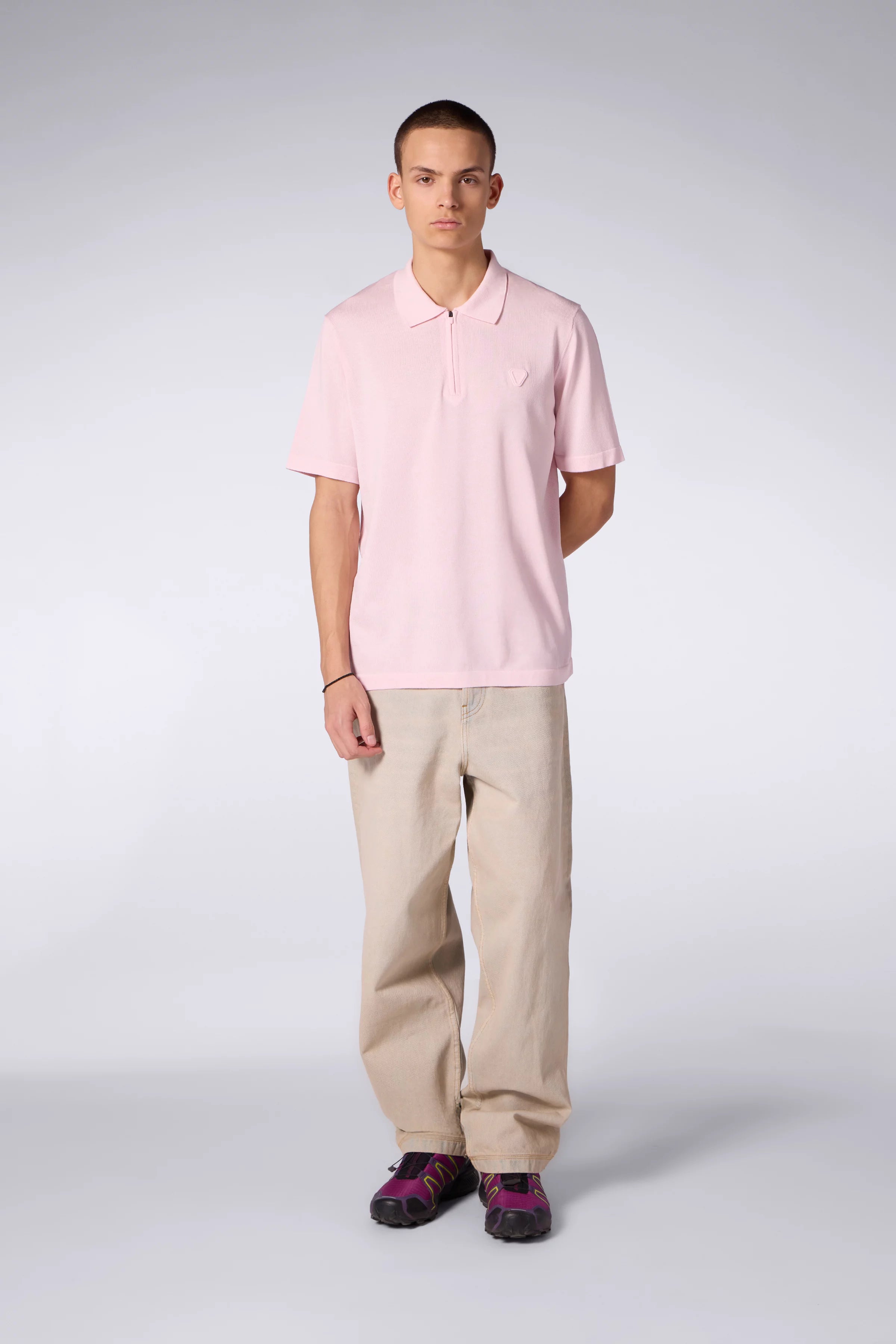 Polo Oversize Maille Jude Blush