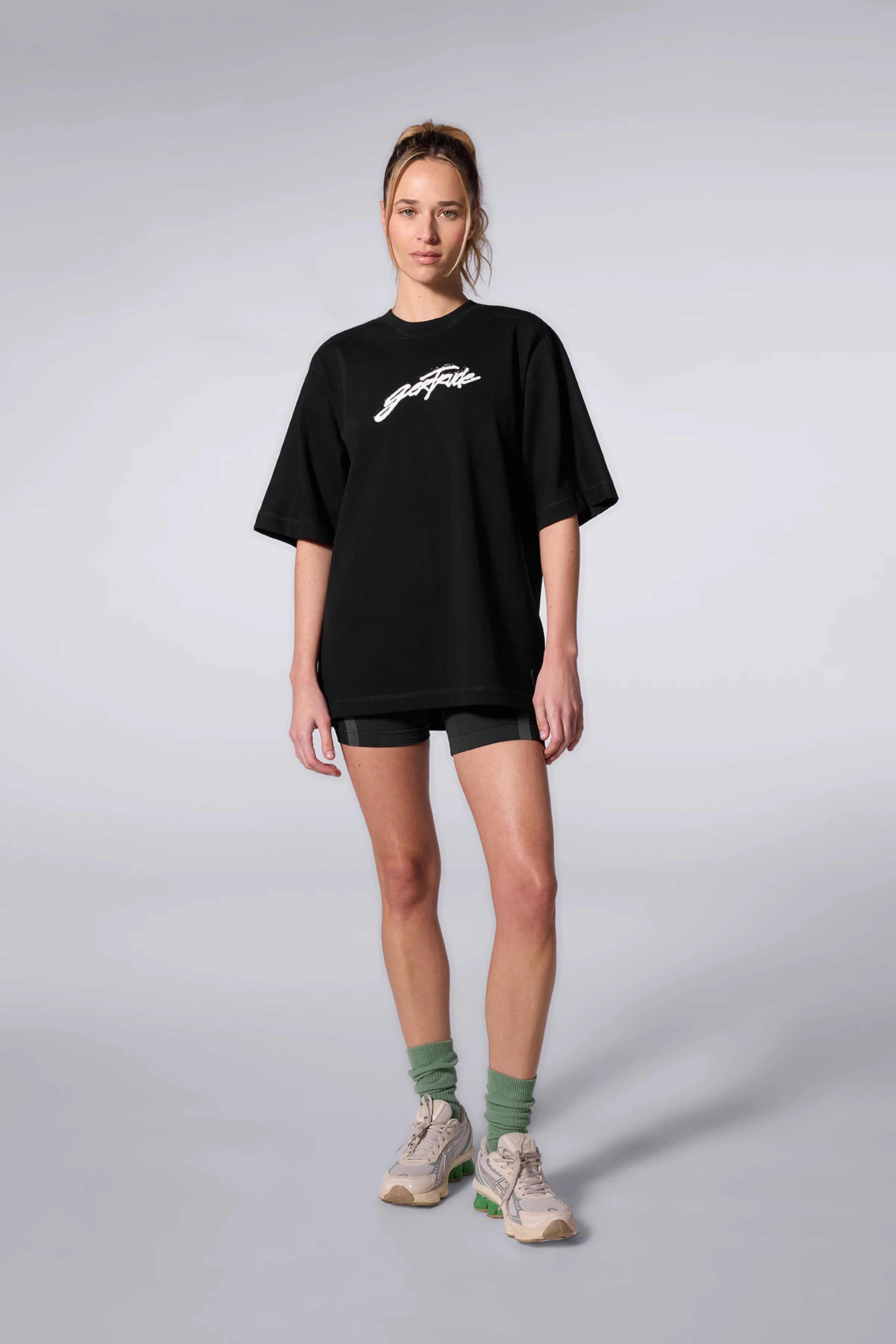T-shirt André Graffiti Mixte Black