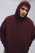 Hoodie Print Mixte Antoine Pop Bordeaux