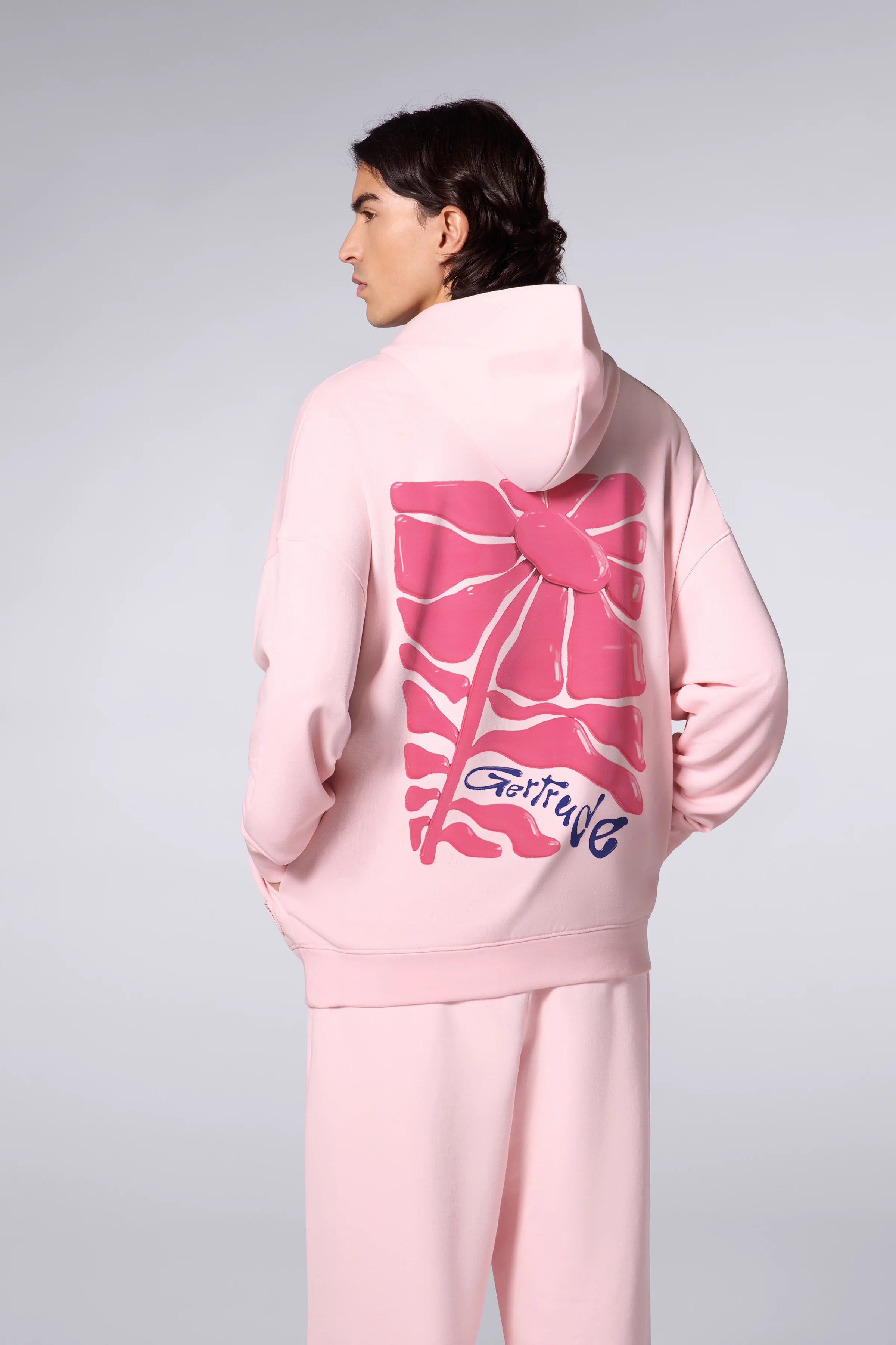 Hoodie Print Mixte Antoine Daisy Blush