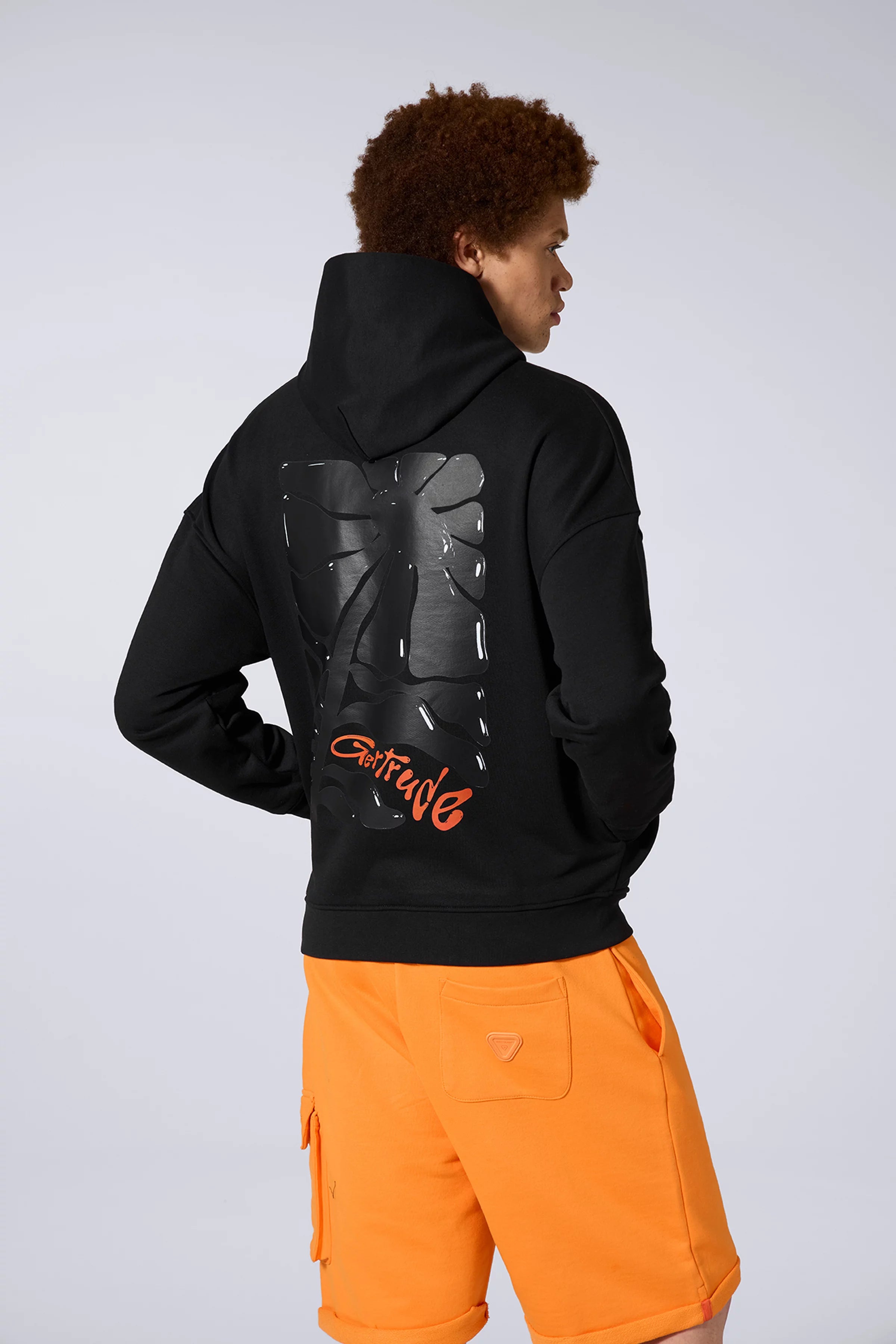 Hoodie Print Mixte Antoine Daisy Black