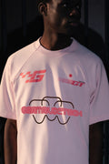 T-shirt Baseball Baris Mixte Blush