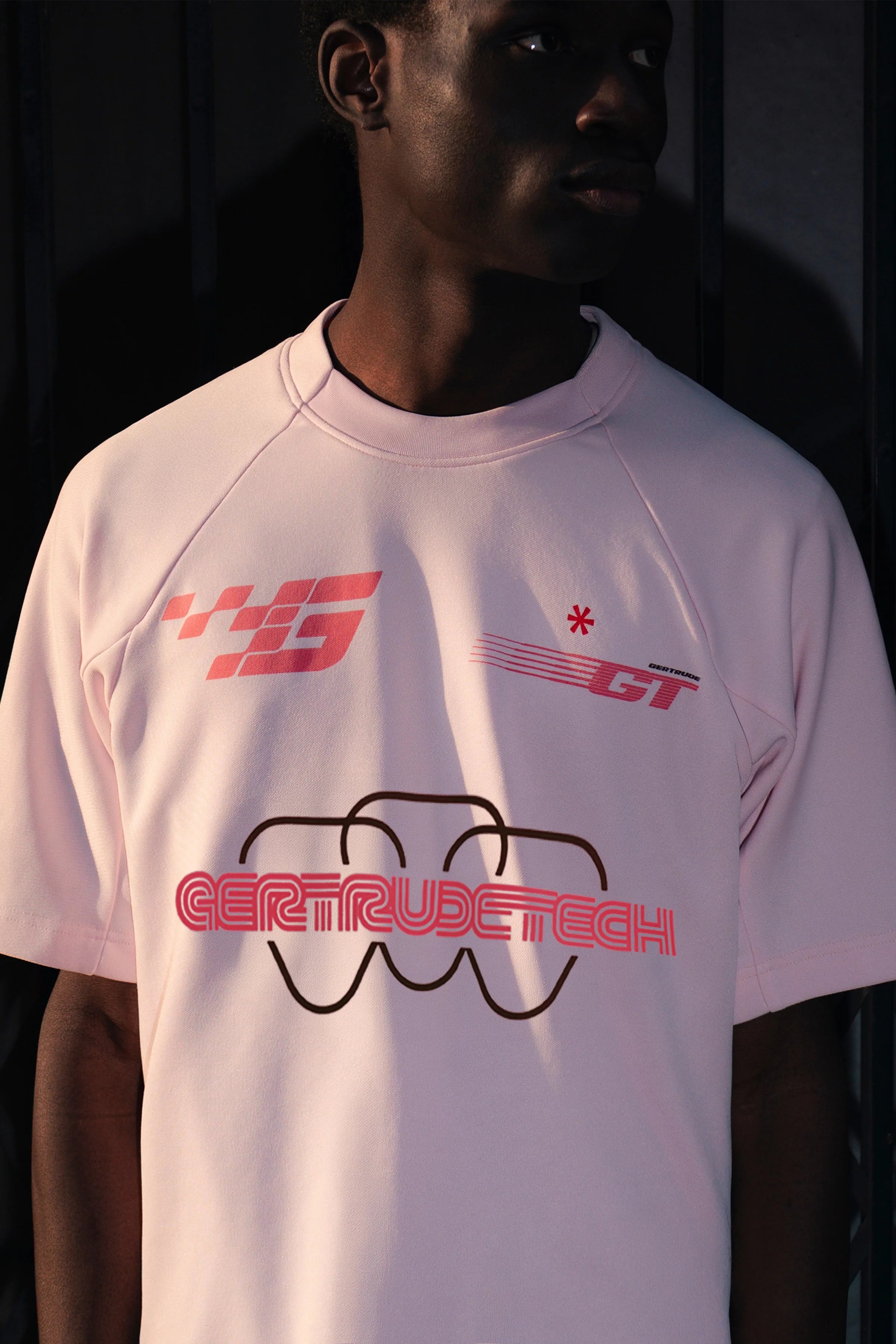 T-shirt Baseball Baris Mixte Blush