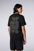 T-shirt Print Geometry Leonce Mixte Black
