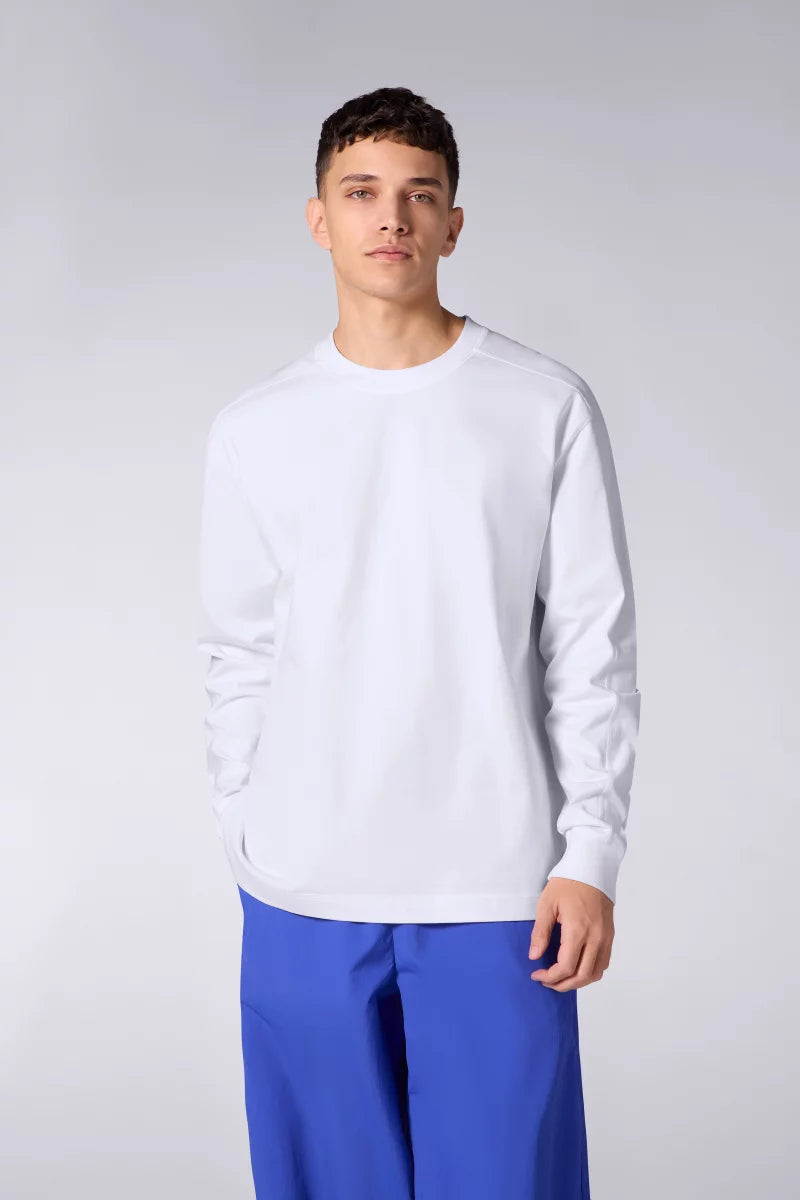 T-shirt Manches Longues Amine Blanc
