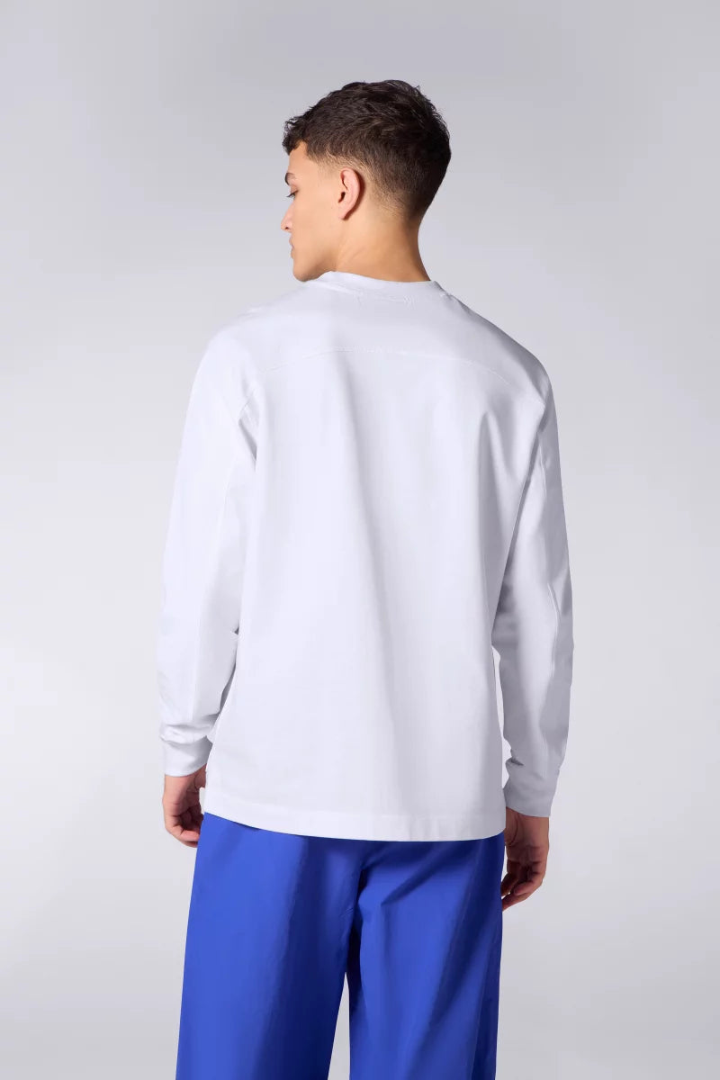 T-shirt Manches Longues Amine Blanc