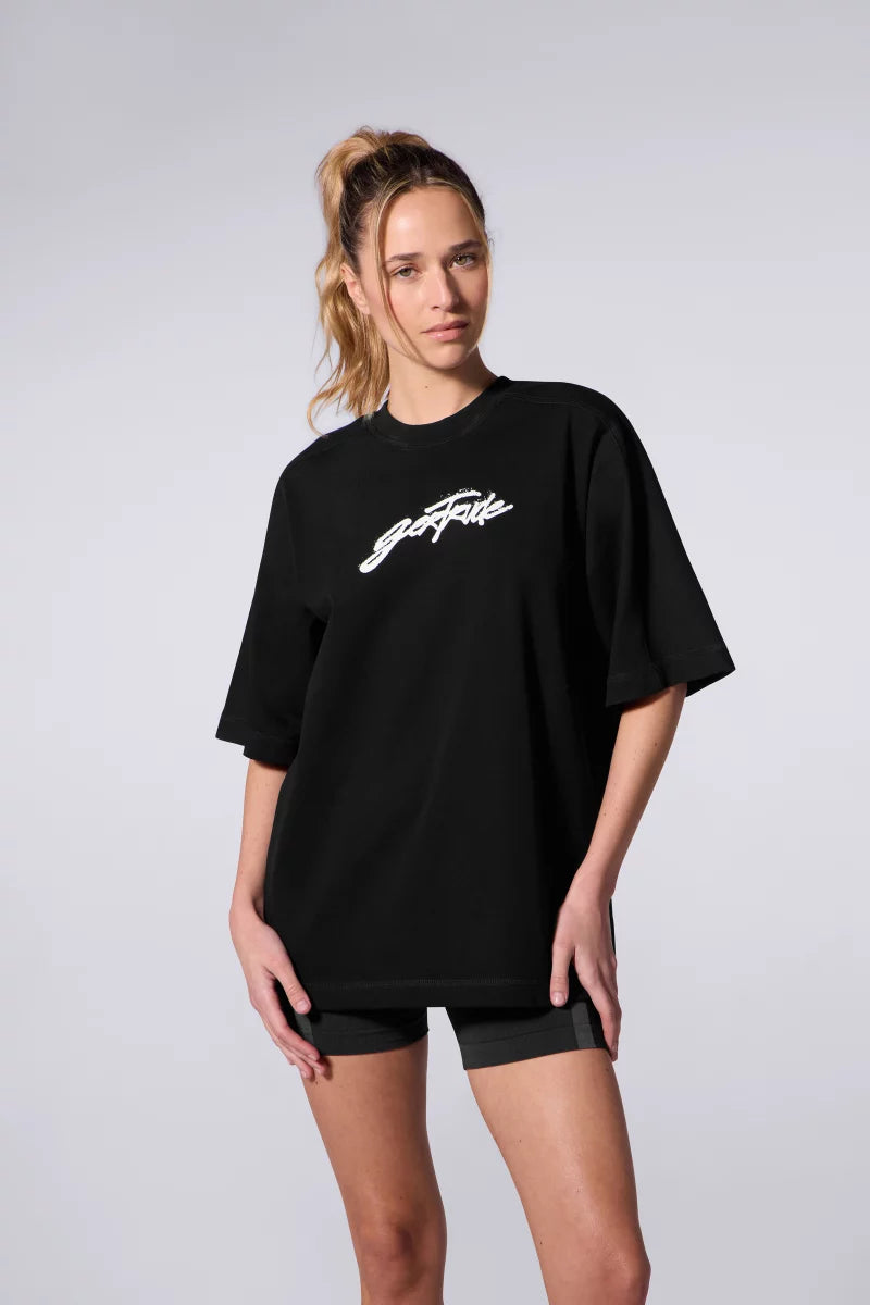 T-shirt André Graffiti Mixte Black