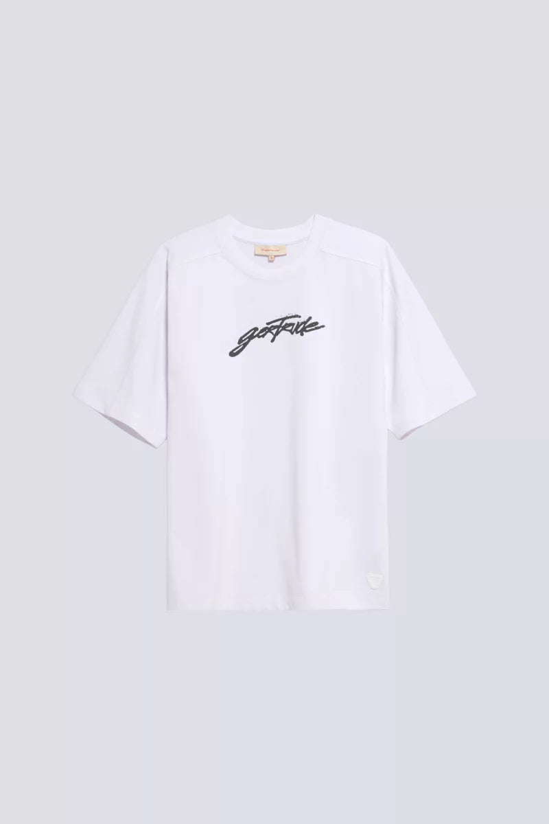 T-shirt André Graffiti Mixte Blanc