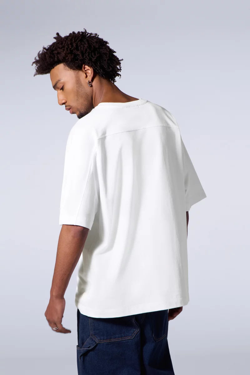 T-shirt André Graffiti Mixte Blanc