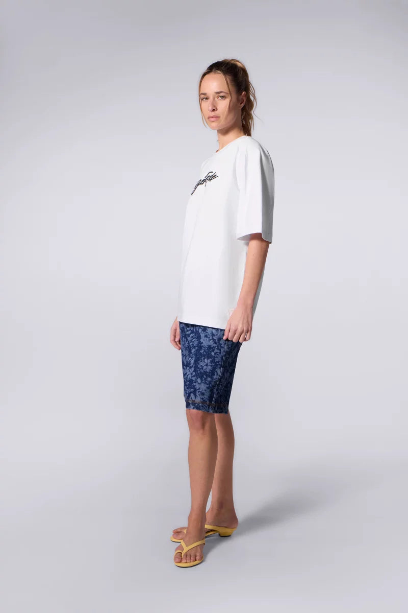 T-shirt André Graffiti Mixte Blanc