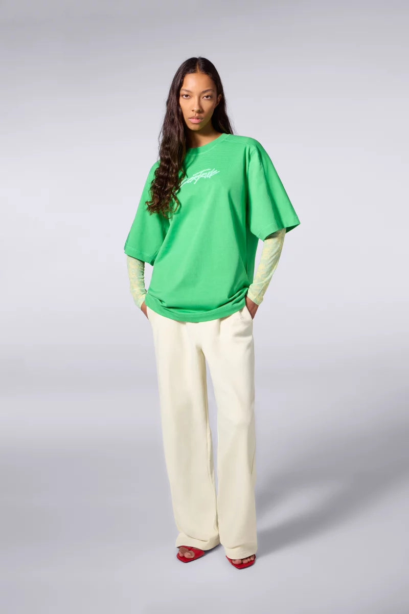 T-shirt André Graffiti Mixte Vert