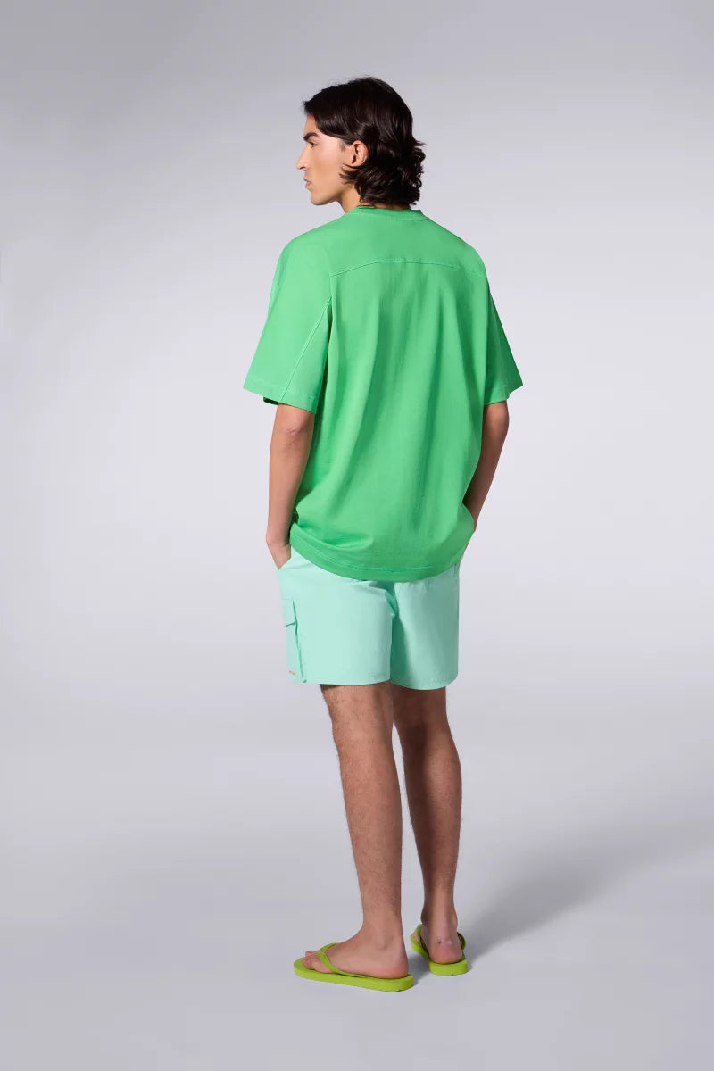 T-shirt André Graffiti Mixte Vert