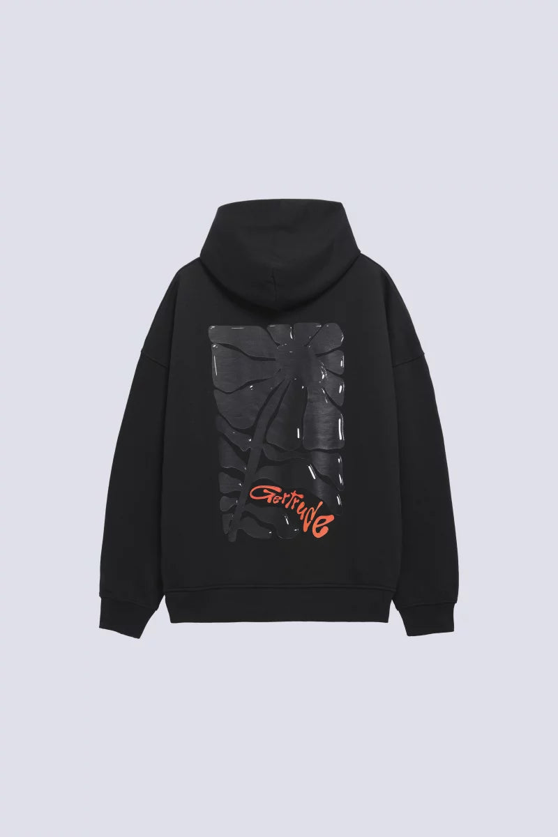Hoodie Print Mixte Antoine Daisy Black