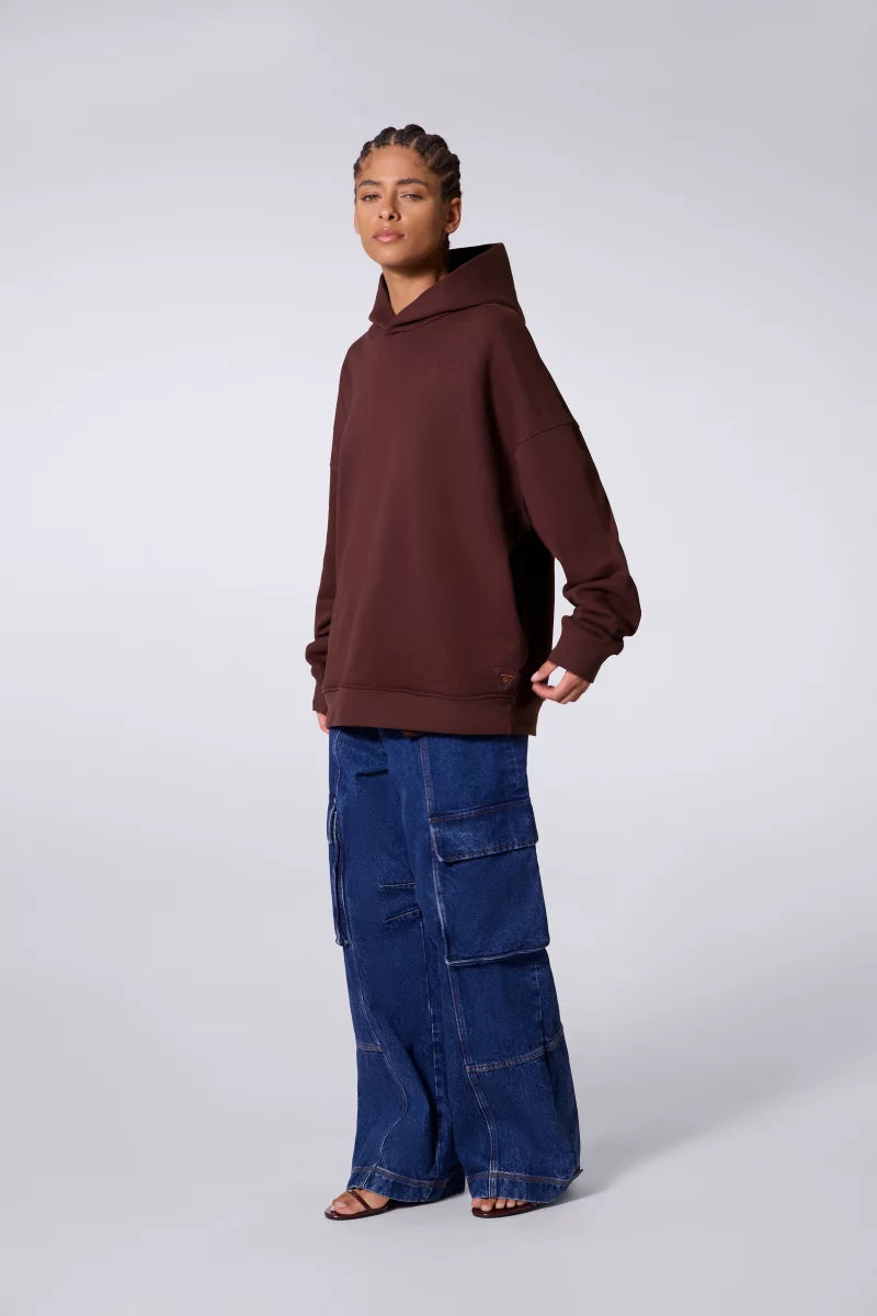 Hoodie Print Mixte Antoine Pop Bordeaux