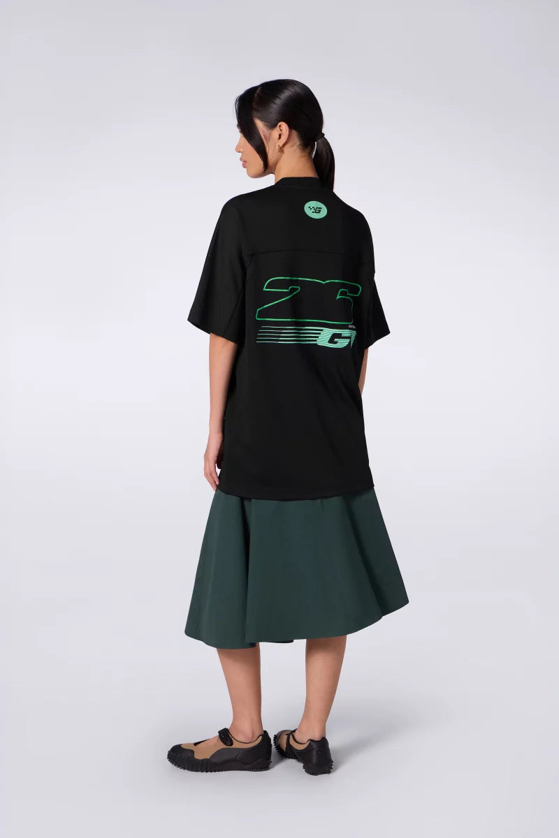 T-shirt Baseball Baris Mixte Black