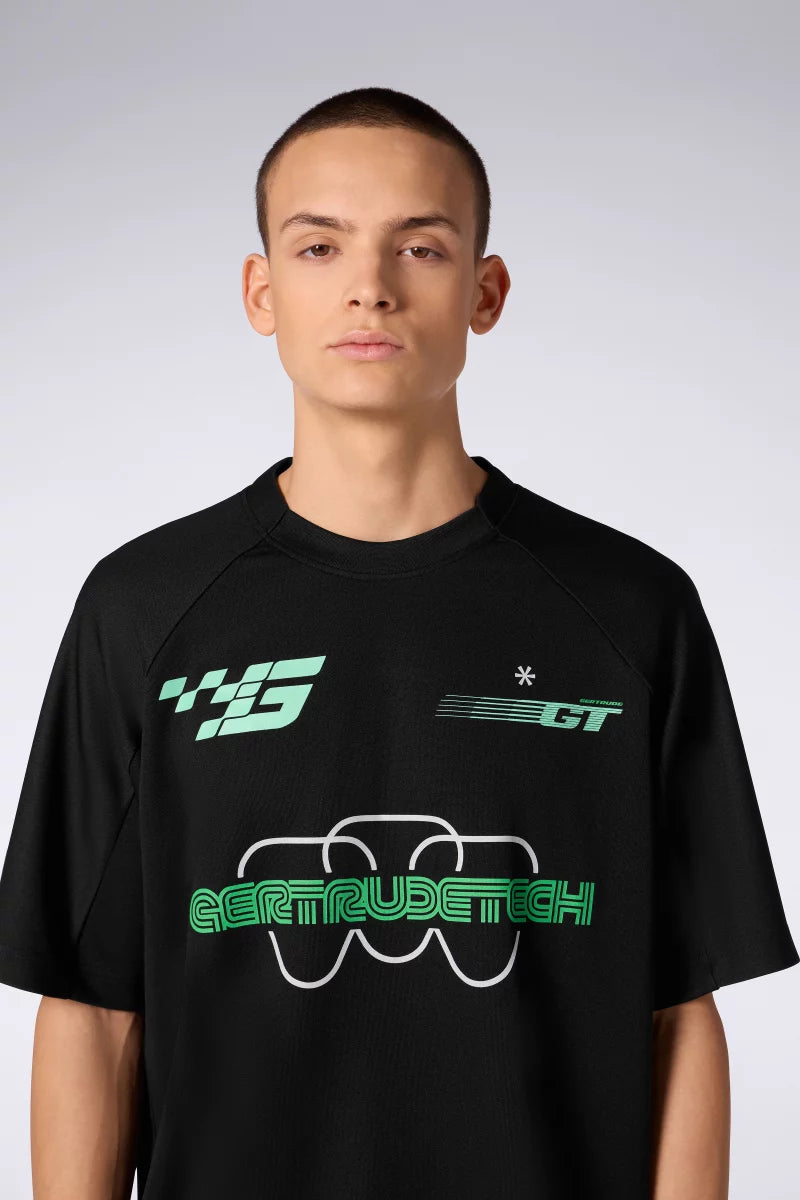 T-shirt Baseball Baris Mixte Black
