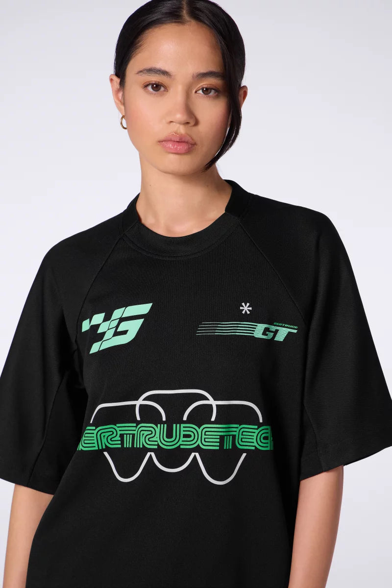 T-shirt Baseball Baris Mixte Black