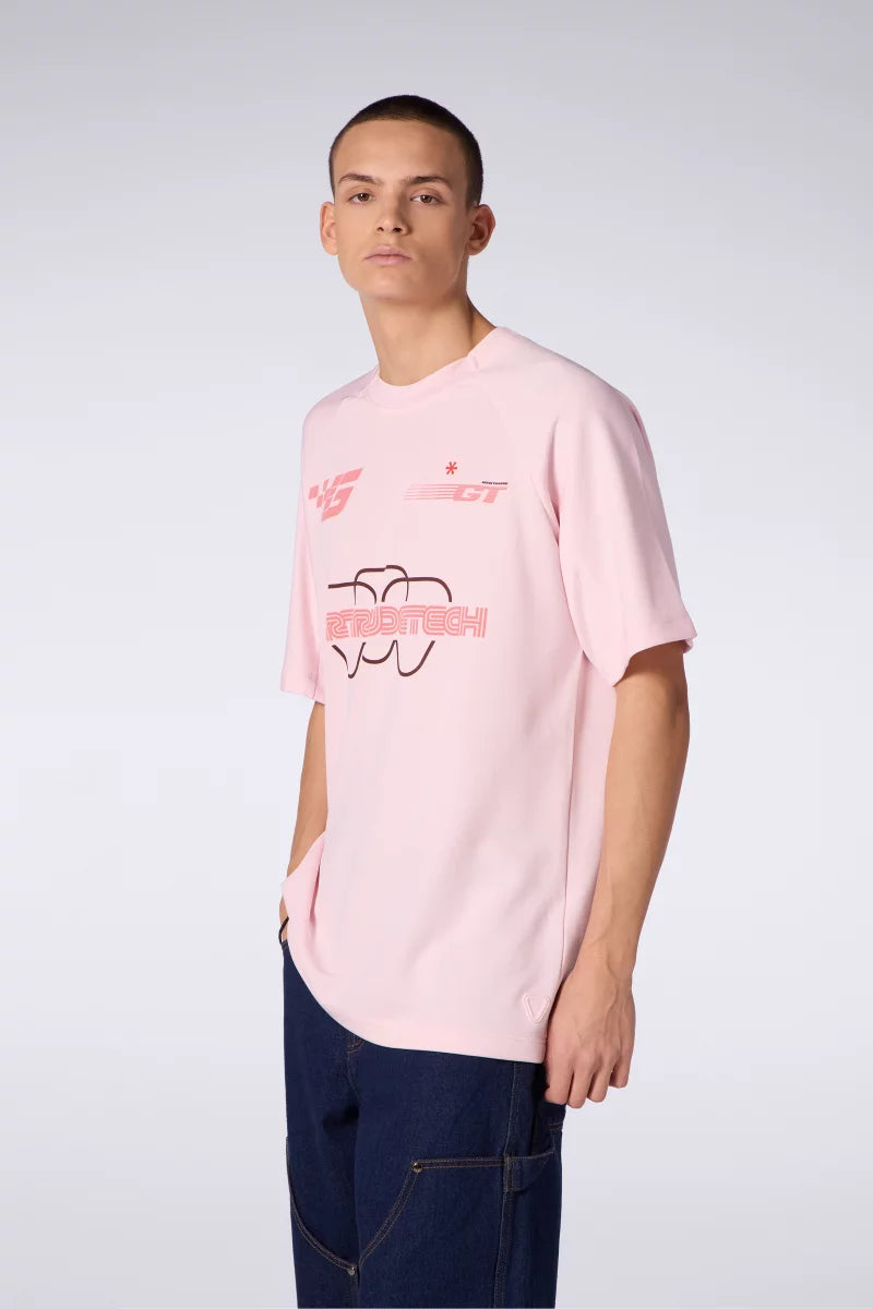 T-shirt Baseball Baris Mixte Blush