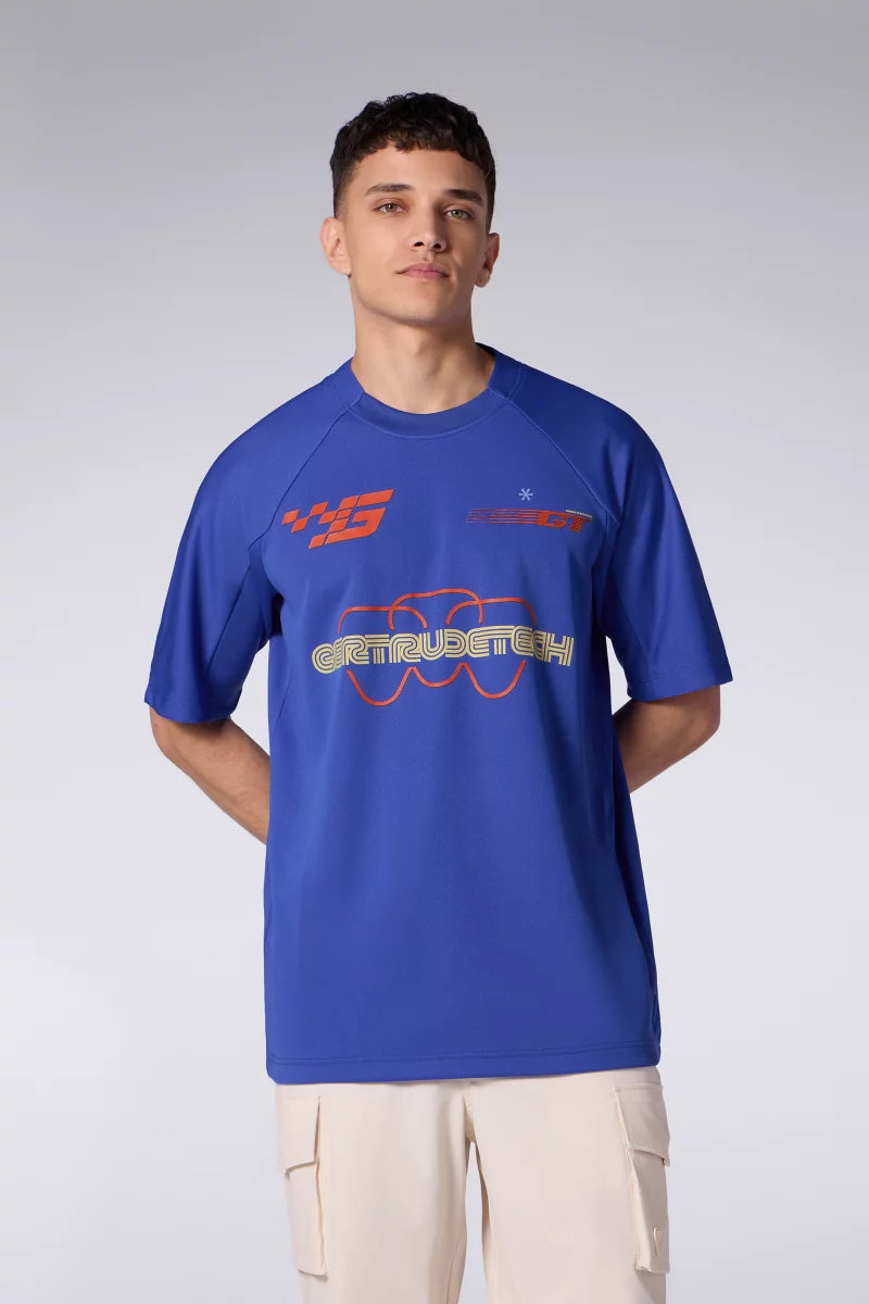 T-shirt Baseball Baris Mixte Saphir