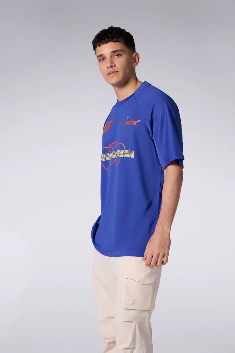 T-shirt Baseball Baris Mixte Saphir