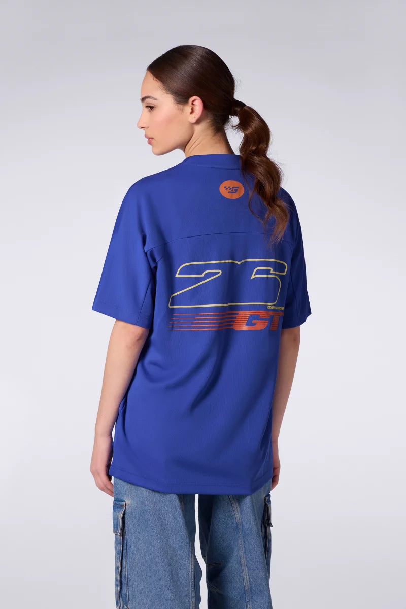 T-shirt Baseball Baris Mixte Saphir