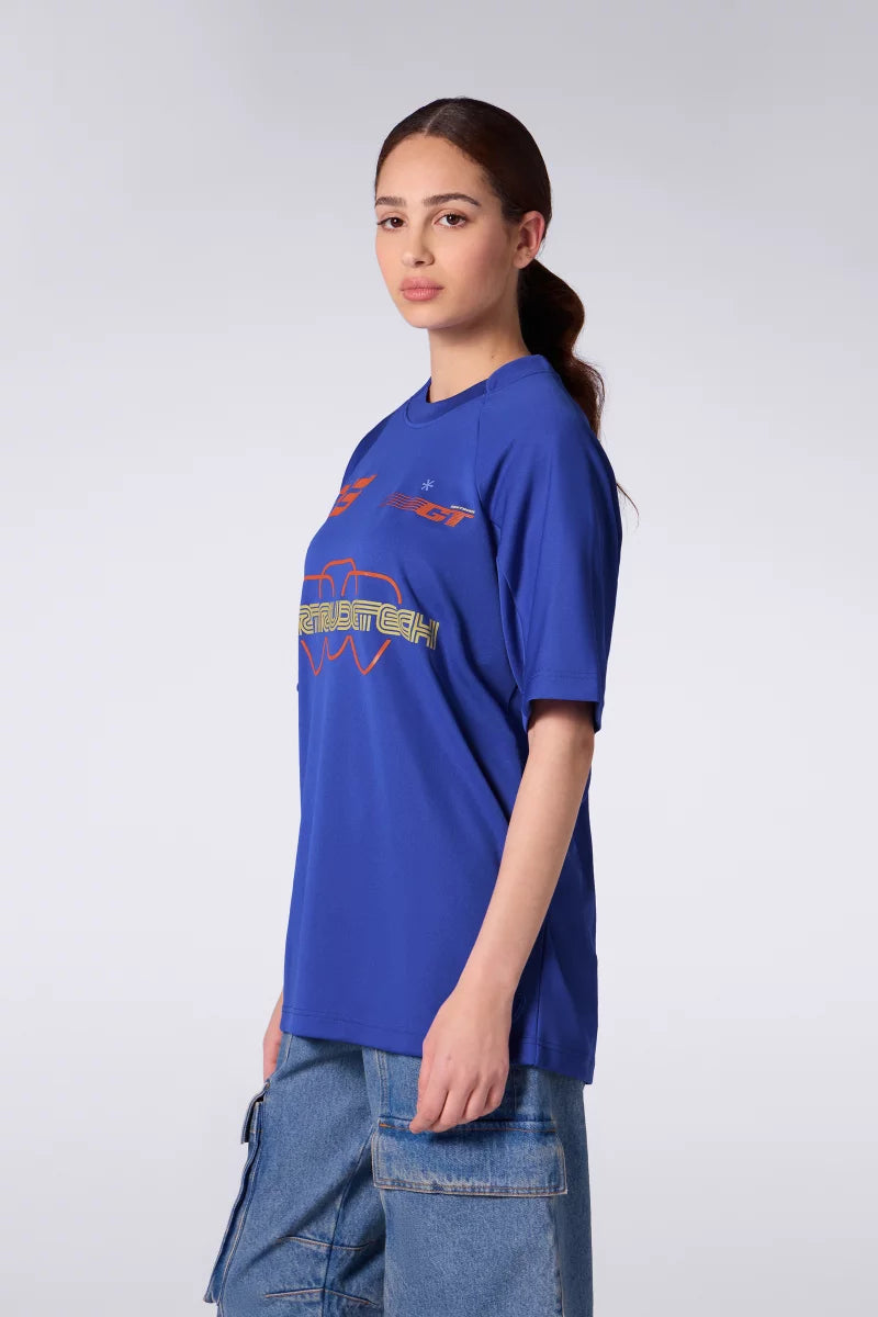 T-shirt Baseball Baris Mixte Saphir