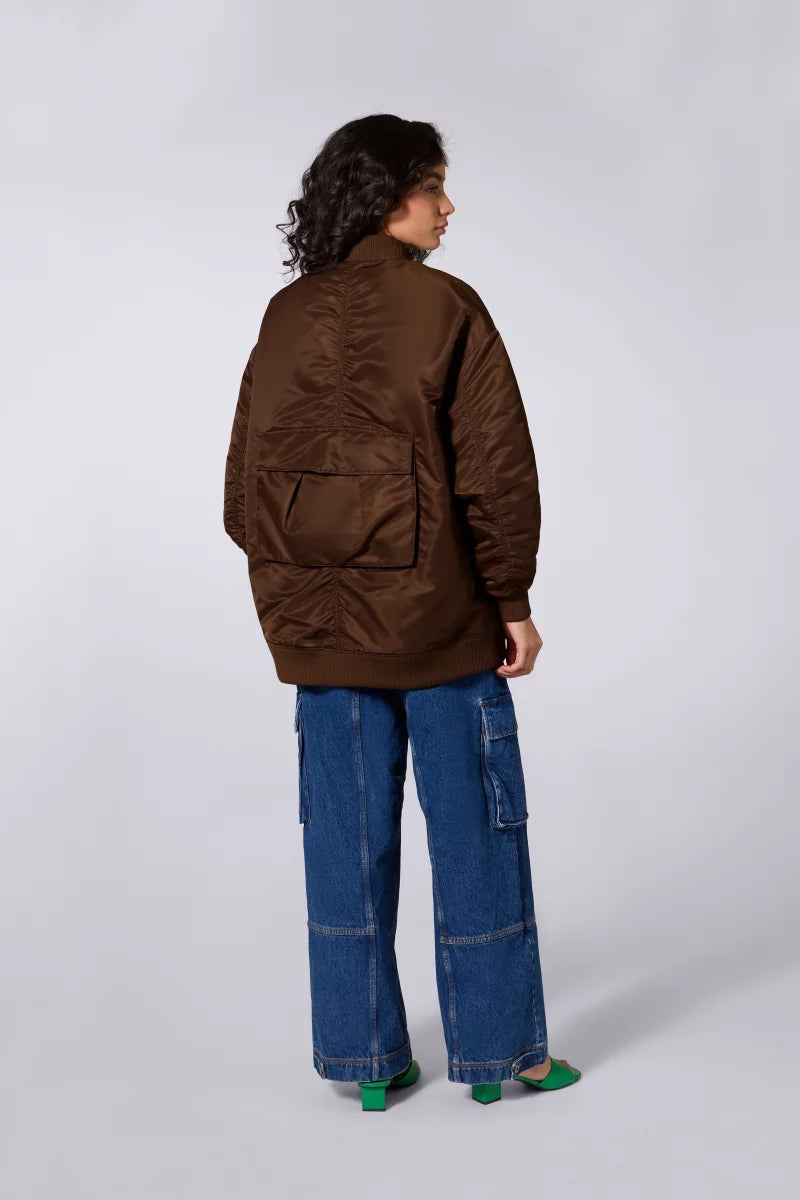 Bomber Rembourré Duvet Brunelle Mixte Chocolat