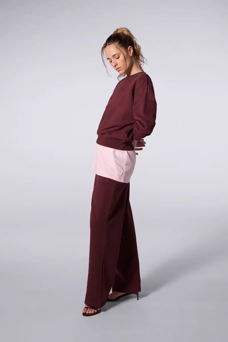 Sweat Court Ample Cath Bordeaux