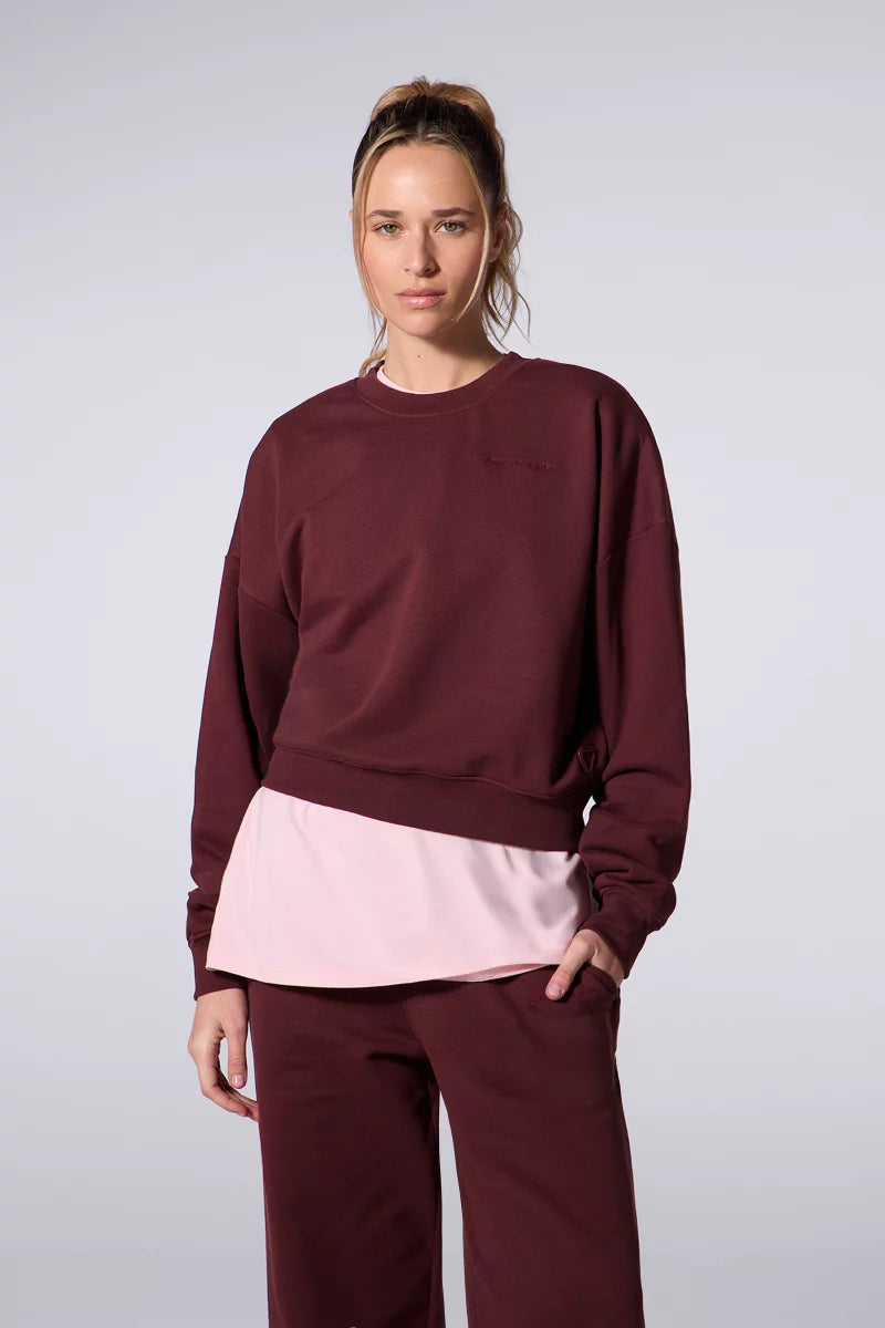 Sweat Court Ample Cath Bordeaux
