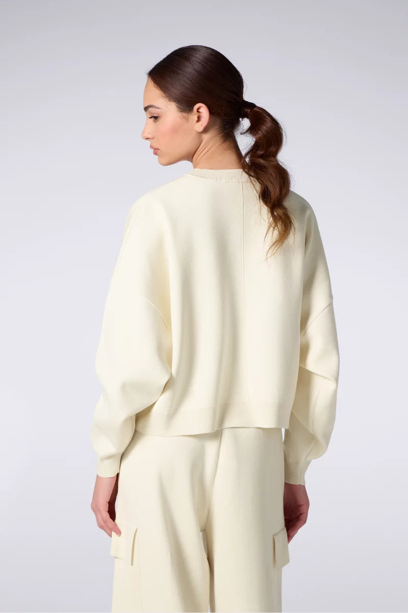 Pull Maille à poches Chandler Creme