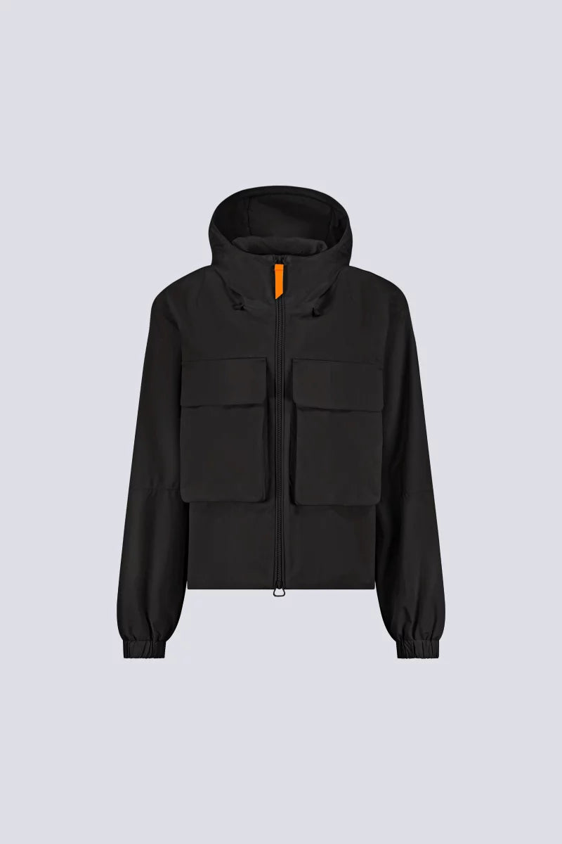 Veste Coupe vent Waterproof Chimene Black