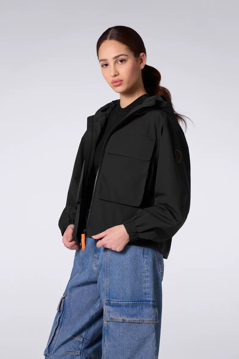 Veste Coupe vent Waterproof Chimene Black