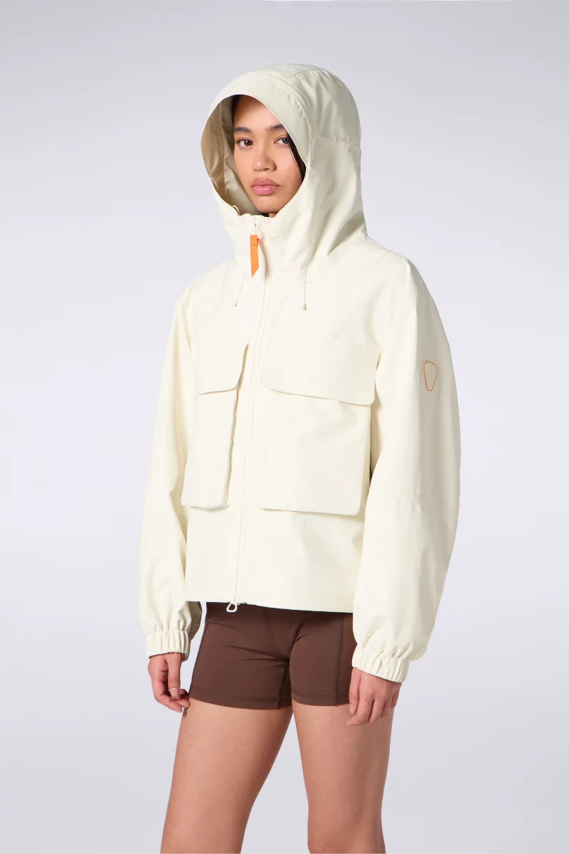 Veste Coupe vent Waterproof Chimene Creme