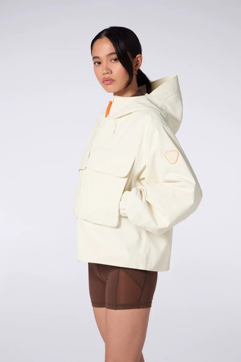 Veste Coupe vent Waterproof Chimene Creme