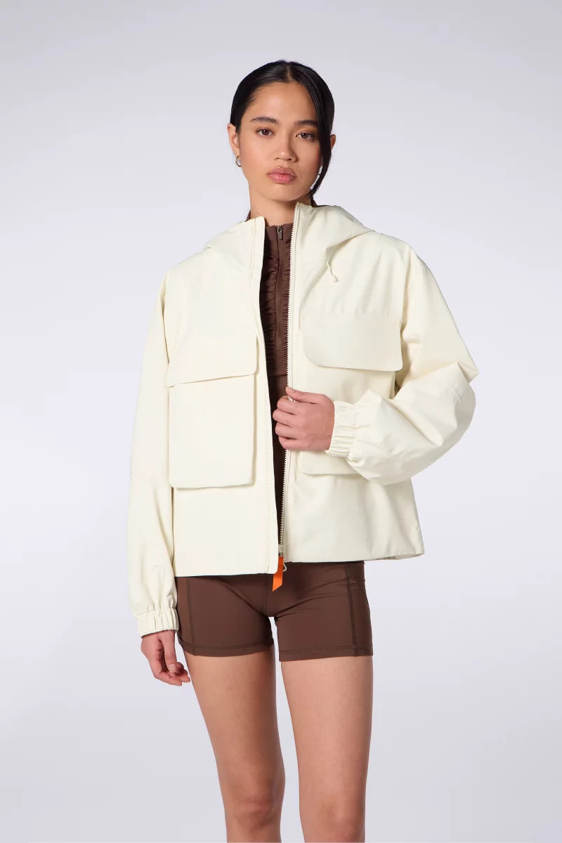 Veste Coupe vent Waterproof Chimene Creme
