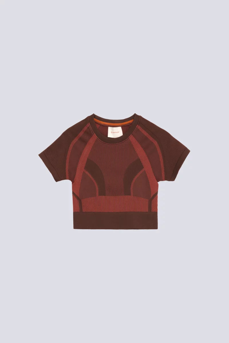 Top Fitness Seamless Cody Chocolat/Terracotta