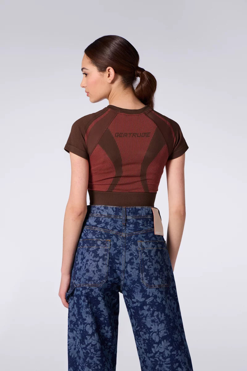 Top Fitness Seamless Cody Chocolat/Terracotta
