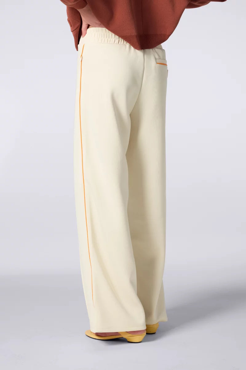 Pantalon Jogging Évasé Dahlia Sun Creme