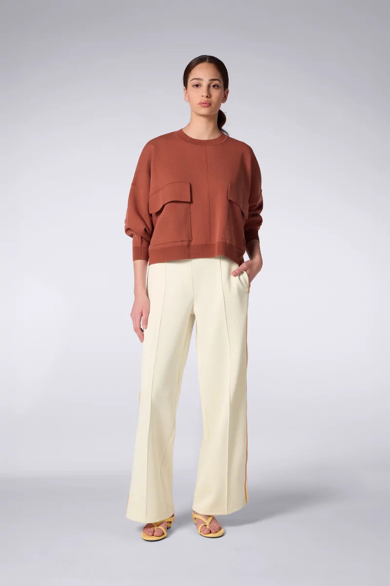 Pantalon Jogging Évasé Dahlia Sun Creme