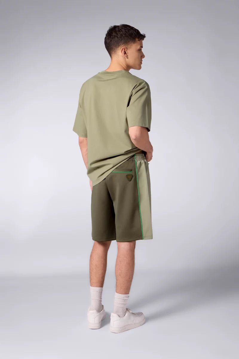 Short de Sport Dario Khaki/Granite