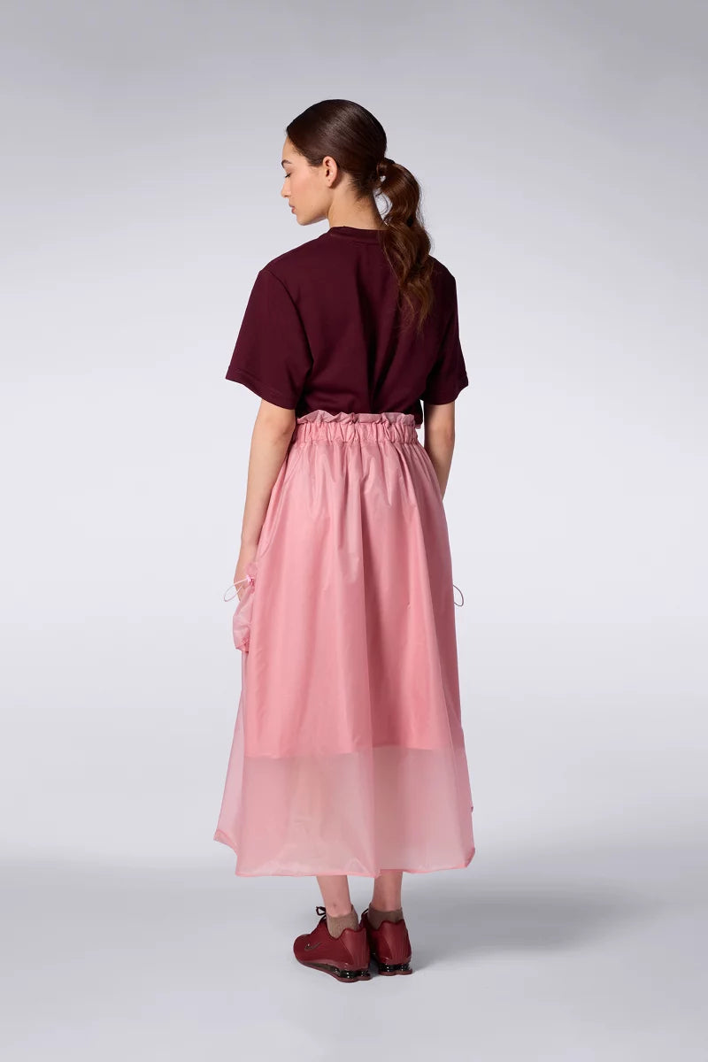 Jupe Longue en Nylon Denise Blush