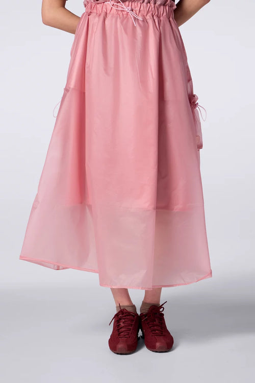 Jupe Longue en Nylon Denise Blush