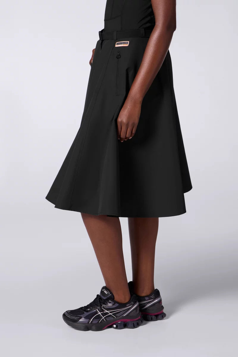 Jupe Midi Ceinturée Eline Black