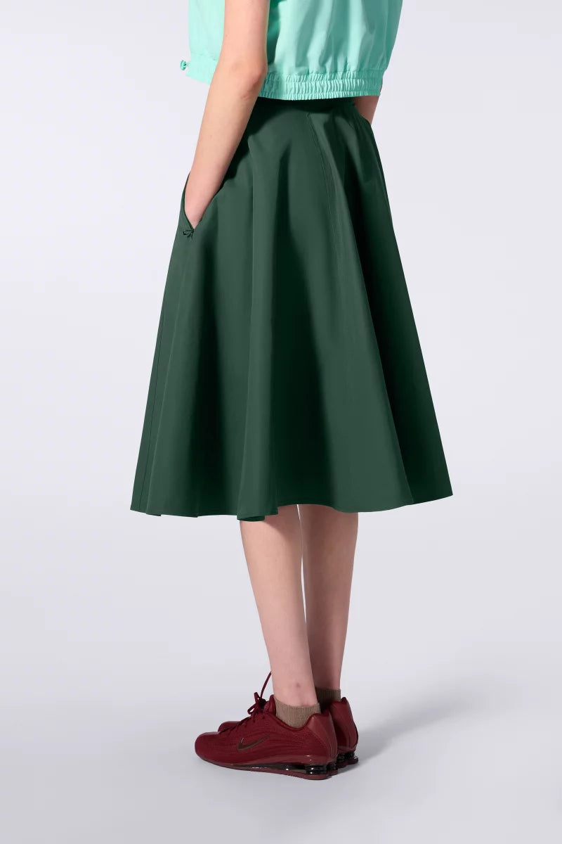 Jupe Midi Ceinturée Eline Pin