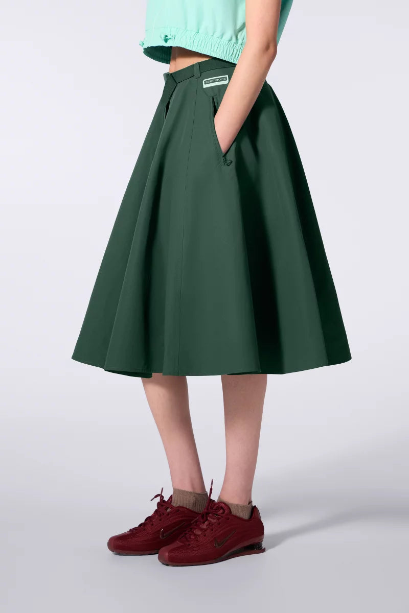 Jupe Midi Ceinturée Eline Pin
