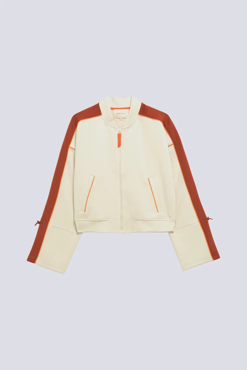 Veste de Jogging Courte Esmee Sun Creme/Terracotta