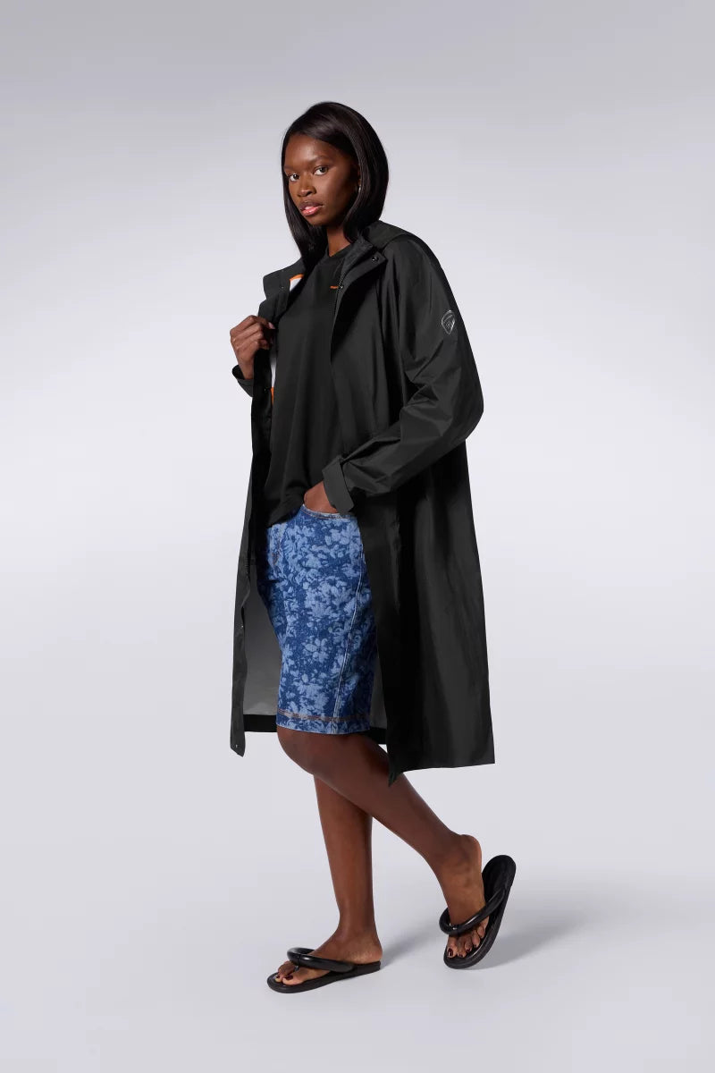 Veste Coupe Vent Longue Estie Black